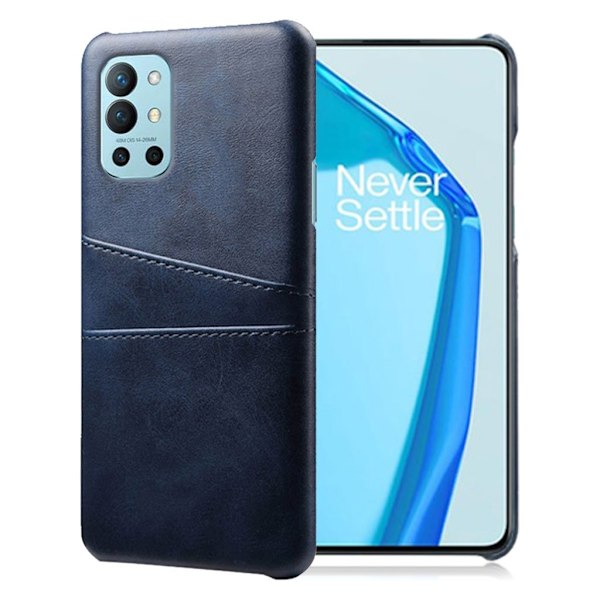 Dual Card Etui OnePlus 9R - Blå Blue