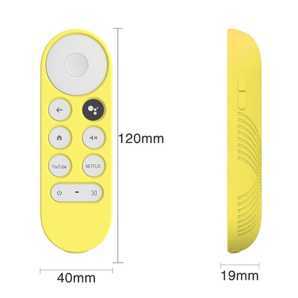Google Chromecast 2020 TV X-stil silikoneovertræk - Midnatsblå Blue