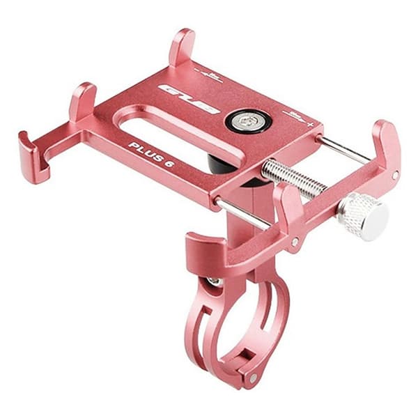 GUB PLUS 6 telefonholder til cykelmontering i aluminium - Rødguld Pink