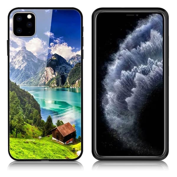 Fantasy iPhone 11 Pro deksel - Castle Peak Hut Multicolor