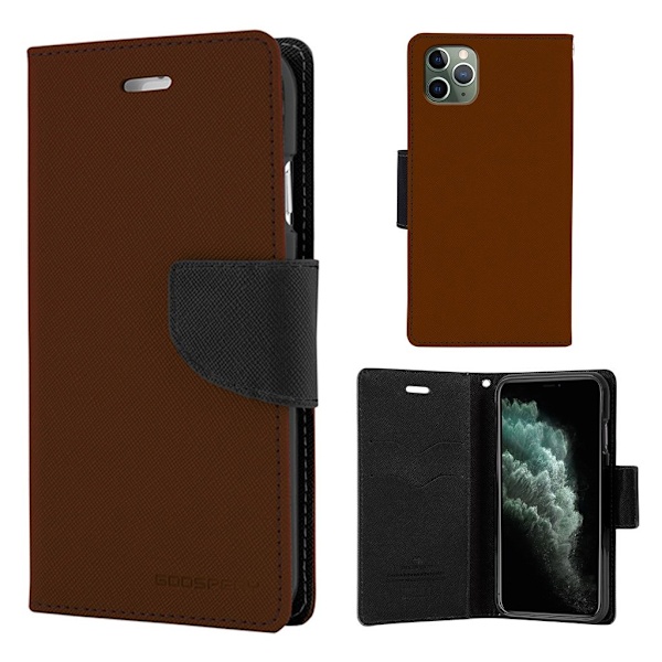MERCURY Fancy Diary - IPhone 11 Pro Max - Brun Brun