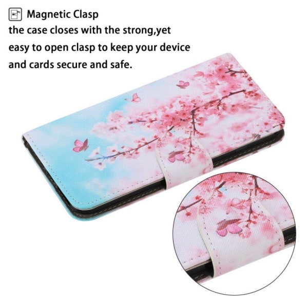 Wonderland Samsung Galaxy S21 Plus Flip etui - Lyserød blomst Pink