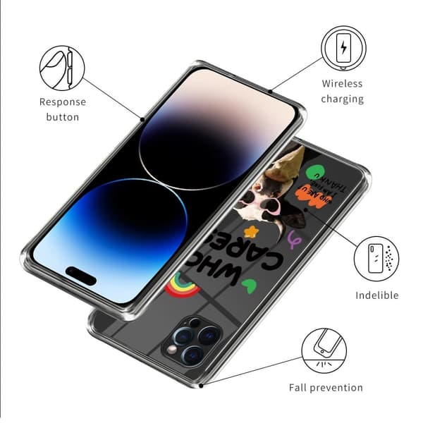 Deco iPhone 14 Pro Max cover - Flerfarvet Multicolor