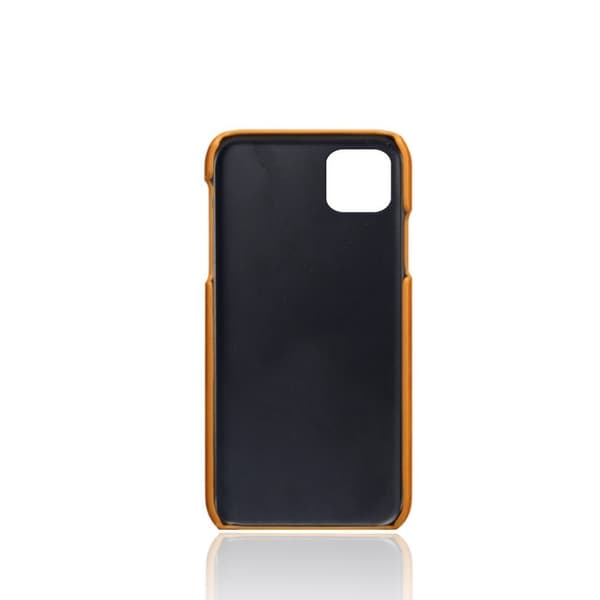 Dual Card Etui iPhone 12 Mini - Brun Brown