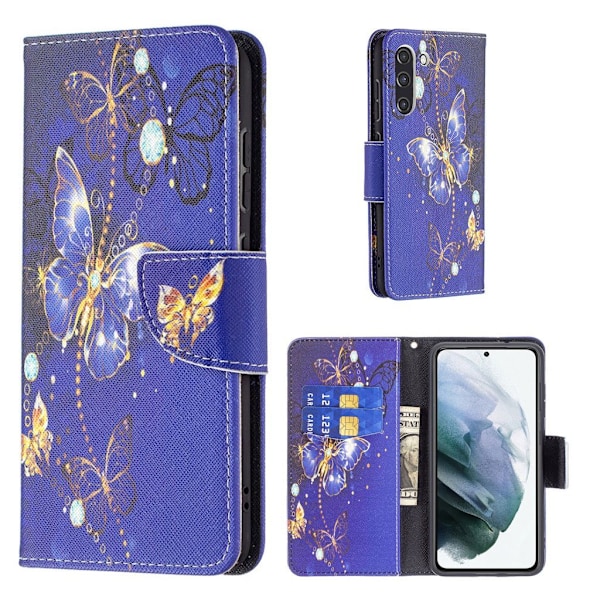 Wonderland Samsung Galaxy S21 FE fodral -Lila Lila