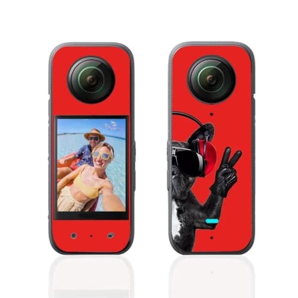 SUMMER BEE Insta360 X3 tarra - Chilling Koira Red