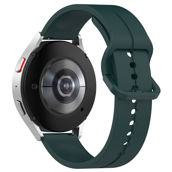 20 mm universal silikonrem - Midnattsgrønn Green
