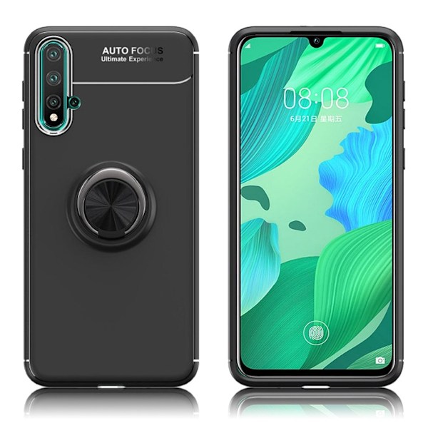 Ringo kuoret - Huawei Nova 5 - Kaikki mustaa Black
