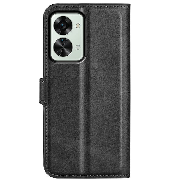 OnePlus Nord 2T læderetui med pung - Sort Black