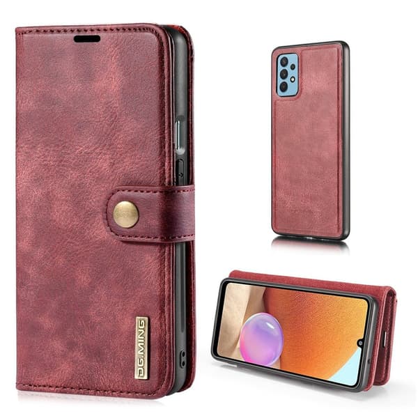 DG.Ming Samsung Galaxy A32 2-in-1 Pung Etui - Rød Red