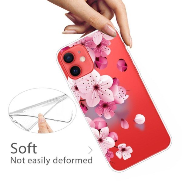 Deco iPhone 13 Mini Suojakotelo - Peach Blossom Pink