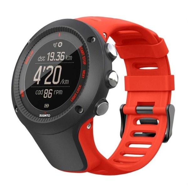 Suunto Ambit3 durable silicone watch band - Watermelon Red Red
