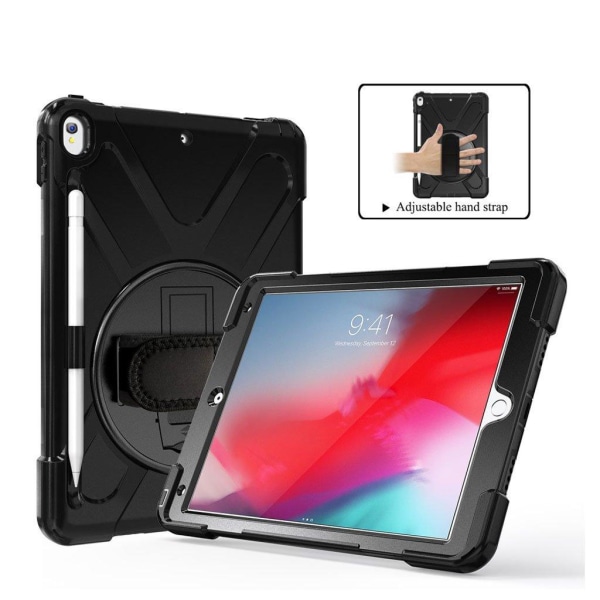 iPad Air (2019) X-Shape swivel suojakotelo  - Musta Black