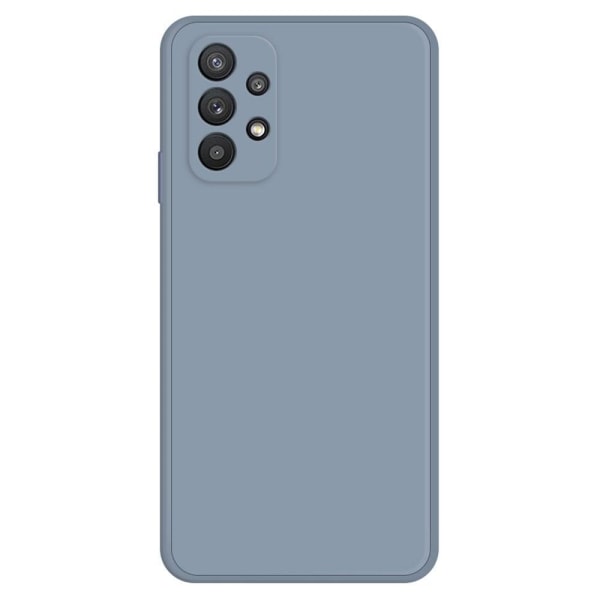 Skråt gummicover mod fald til Samsung Galaxy M32 5G - Grå Blå Blue