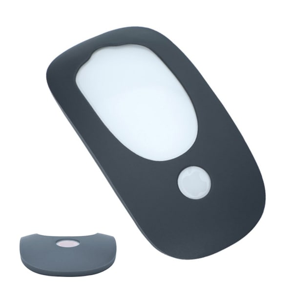 Apple Magic Mouse 2 / Mouse 1 silikonöverdrag - Mörkgrå Silvergrå