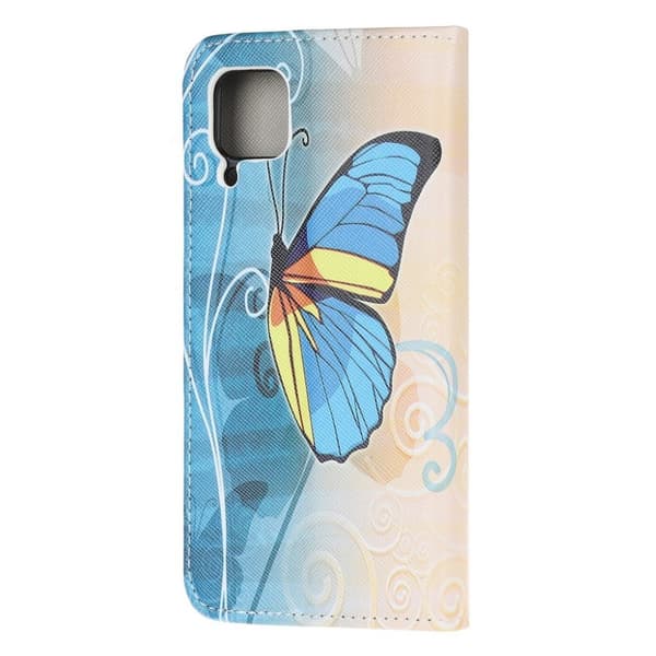 Wonderland Huawei P40 Lite / Nova 6 SE etui - Blå Sommerfugle Multicolor