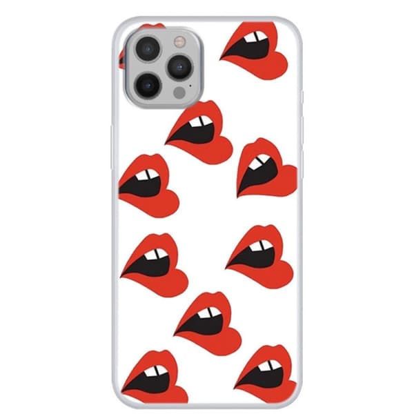 Deco iPhone 12 Pro Max Etui - Mouth Red