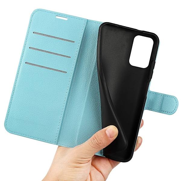 Klassisk Samsung Galaxy A73 Flip Etui - Blå Blue