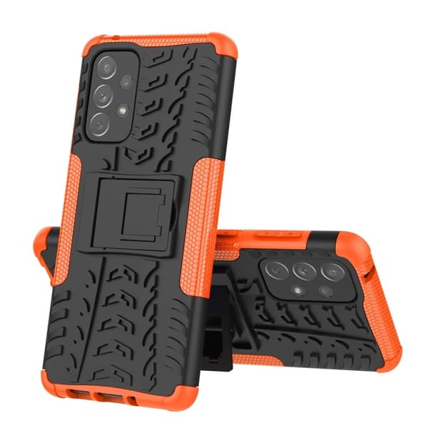 Offroad Samsung Galaxy A73 kotelot - Oranssi Orange