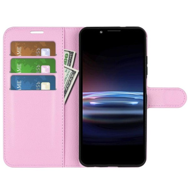 Classic Sony Xperia Pro-I Flip Etui - Lyserød Pink