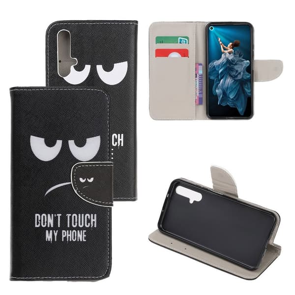 Wonderland Honor 20 etui - Don't Touch My Phone Multicolor