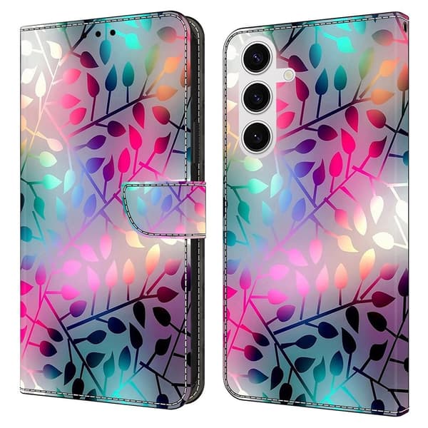 Wonderland Samsung Galaxy S24 FE flip etui - Ahornblad Multicolor