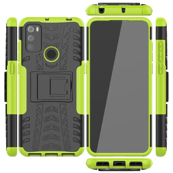 Offroad Suojakotelo Alcatel 3l (2021) - Vihreä Green