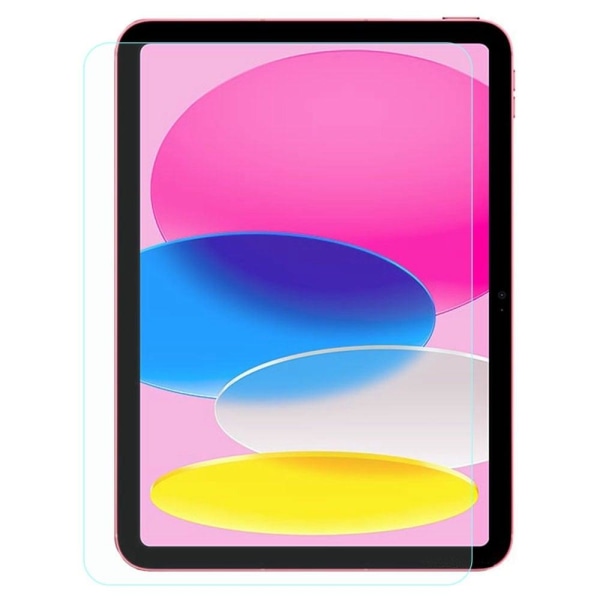 iPad 10.9 (2022) arc edge skærmbeskytter i hærdet glas Transparent