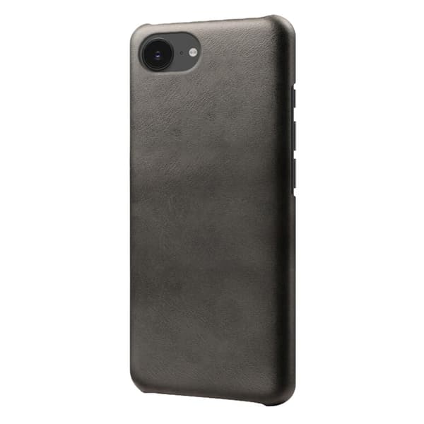 16e Case Calf Texture Veganläder Hårt PC-skyddande mobilskal - Svart Svart