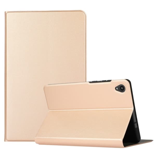 Lærveske til Lenovo Tab M8 (2. generasjon) FHD - Gull Gold