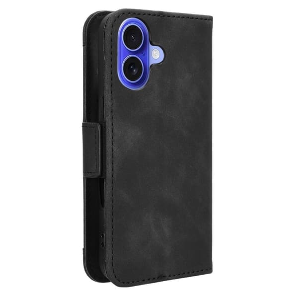 Modernt iPhone 16 Plus fodral med plånbok - Svart Svart