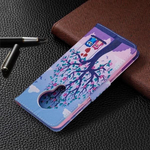 Wonderland Nokia 5.3 Etui - Træ og Ugler Multicolor