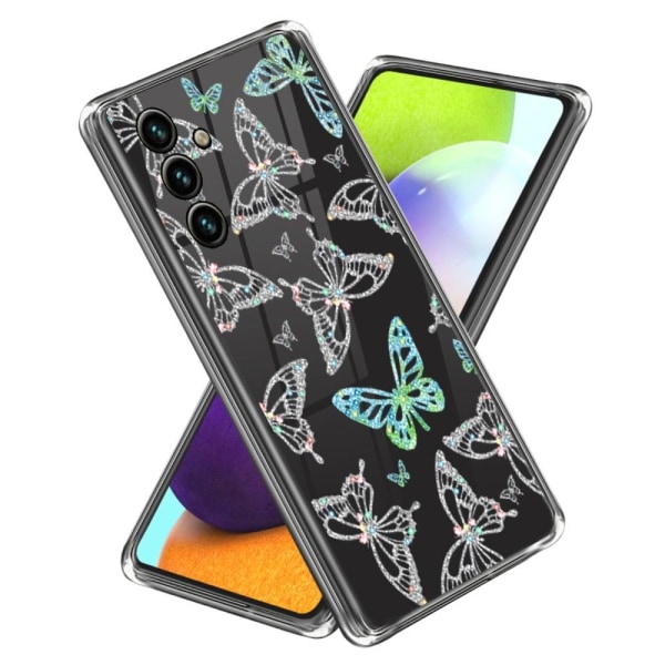 Deco Samsung Galaxy A34 5G skal - Fjärilar multifärg