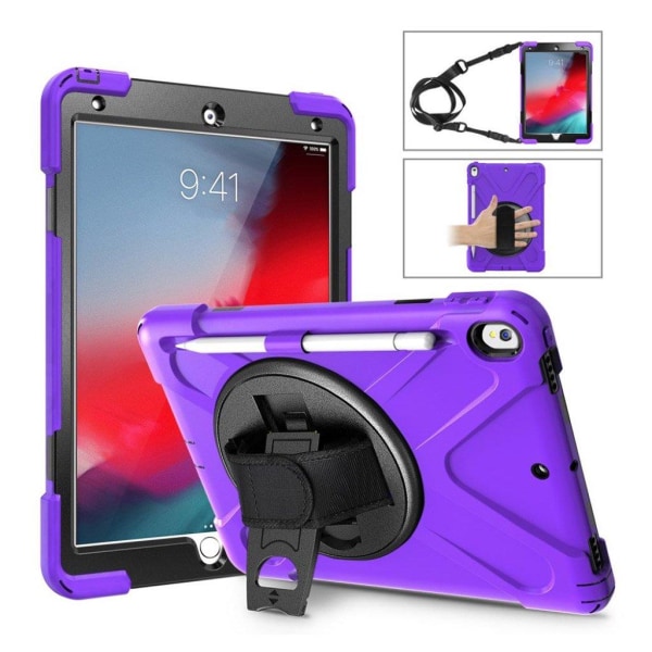 iPad Air (2019) 360 X-shape combo case - Purple Purple