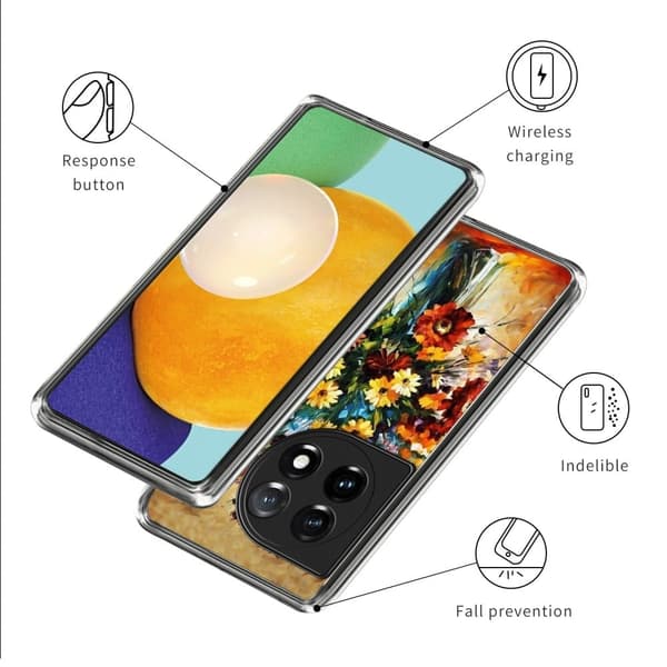Deco OnePlus Ace 3 kotelot - Värikäs Kukka Multicolor