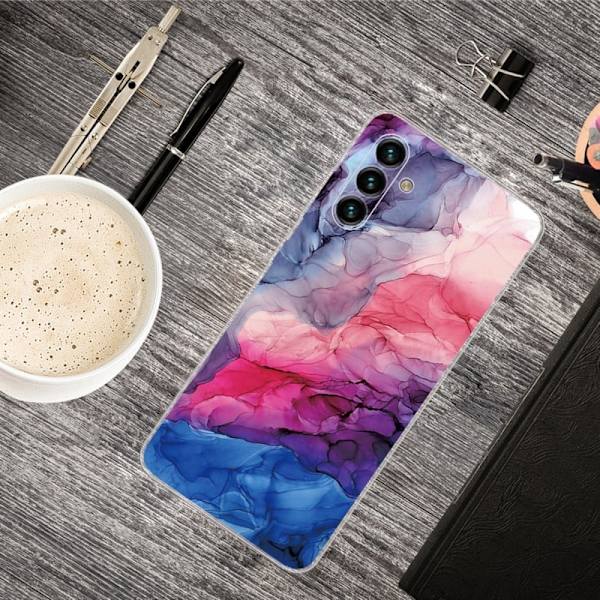 Marble Samsung Galaxy A13 5G Suojakotelo - Aqueous Vibrant Pattern Multicolor