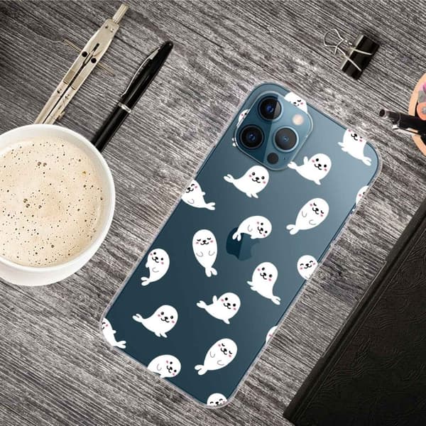 Deco iPhone 14 Pro deksel - Delfin White