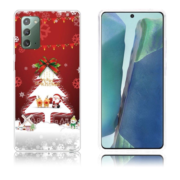 Juletaske til Samsung Galaxy Note 20 - Hvidt Juletræ White
