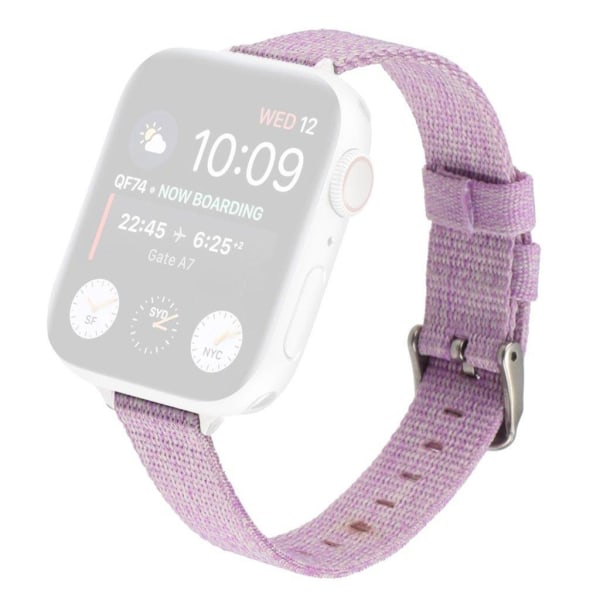 Apple Watch Series 6 / 5 44mm nylon urrem - Lyselilla Purple