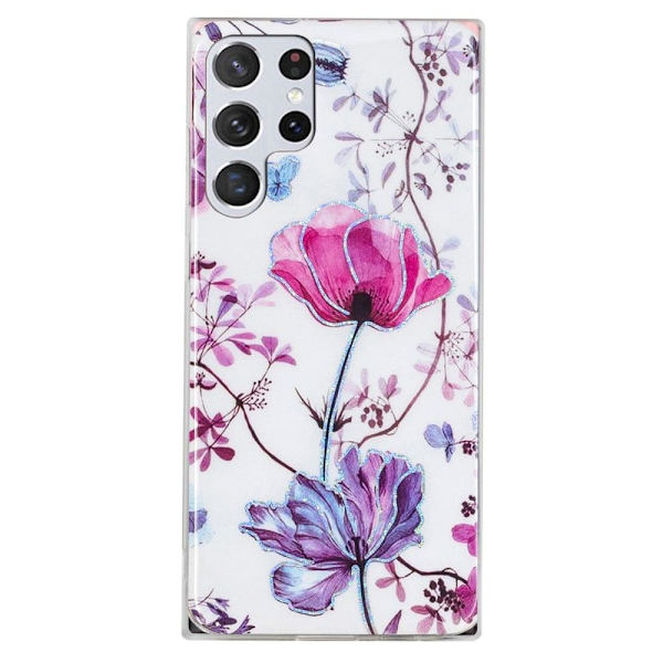 Deco Samsung Galaxy S23 Ultra skal - Elektropläterad Lotus Lila