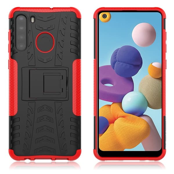 Offroad Samsung Galaxy A21 skal - Röd Röd