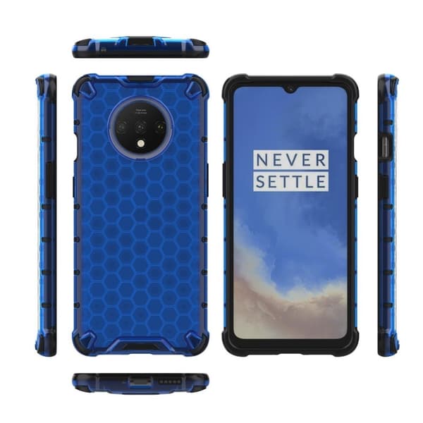 Bofink Honeycomb OnePlus 7T cover – Blå Blue