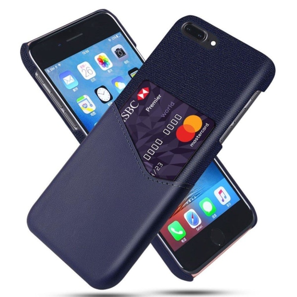 Bofink iPhone 7 Plus / iPhone 8 Plus skal med korthållare - Blå Blå