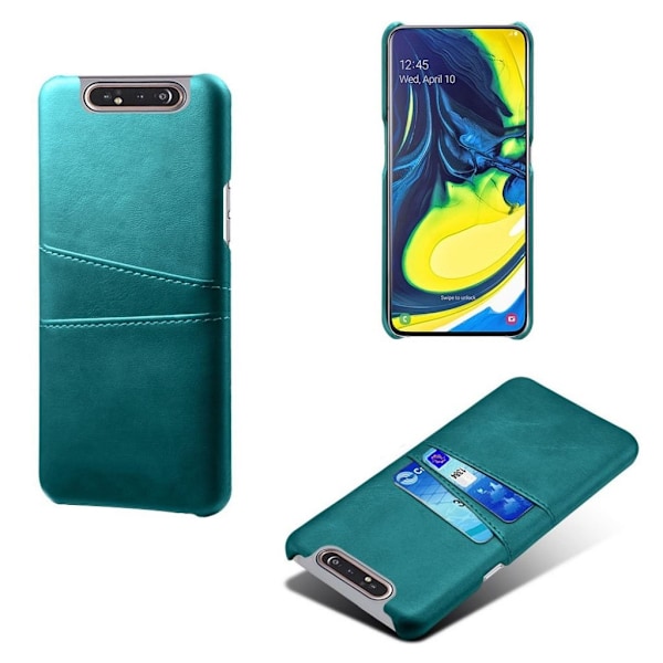 Samsung Galaxy A80 skal med korthållare - Blå Blå