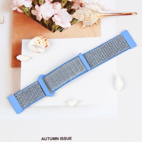 22mm Huawei Watch GT 2e nylon watch strap - Lake Blue Blå