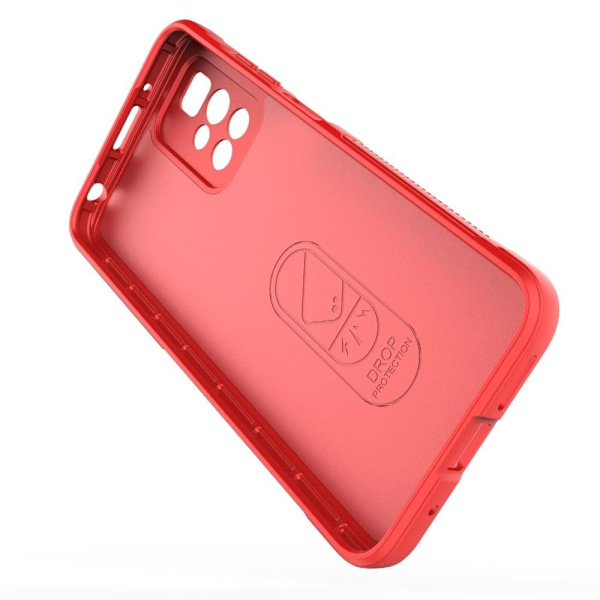 Mjukt greppformat Xiaomi Redmi 10 2022 / Xiaomi Redmi 10 / Xiaomi Redmi 10 Prime / Xiaomi Redmi Note 11 skal - Röd Röd