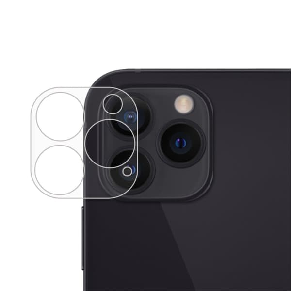 Linsskydd för iPhone 13 Pro HD AGC-kamera i glas Transparent
