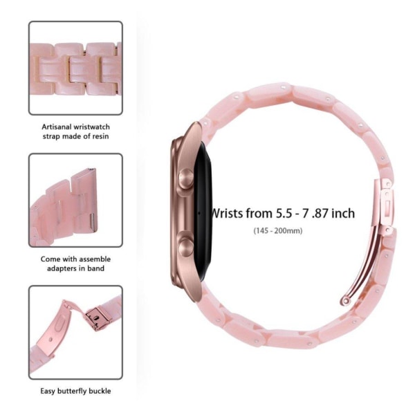 Samsung Galaxy Watch 3 (41mm) hartsinen värikäs kellonauha - Pinkki Pink