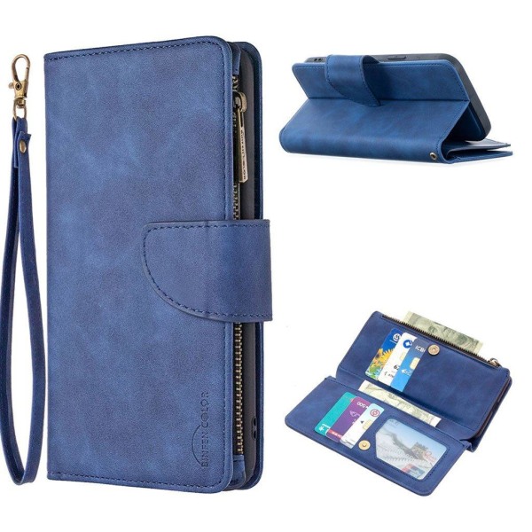 Premium Wallet iPhone 12 Pro Max etui - Blå Blue