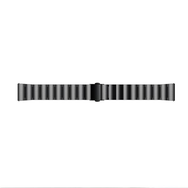 20mm Samsung Galaxy Watch Active rustfrit stål Urrem - Sort Black